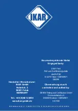 Preview for 76 page of IKAR 41-50 Log Book And Instructions For Use