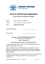 iKarus 61141 Pilot Operating Handbook preview