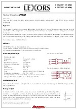 Предварительный просмотр 3 страницы iKarus Lexors PENTA 5023001 Instruction