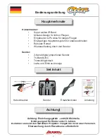 Preview for 2 page of iKarus Mini Copter User Manual