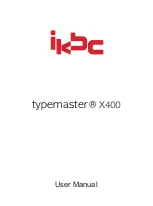 ikbc typemaster X400 User Manual preview