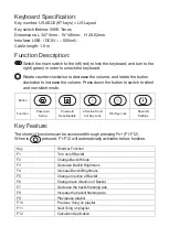 Preview for 3 page of ikbc typemaster X400 User Manual