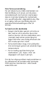 Preview for 21 page of IKEA 005.086.02 Manual