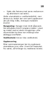 Preview for 18 page of IKEA 104.114.16 Manual