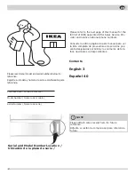 Preview for 2 page of IKEA 204.620.52 Manual