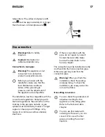 Предварительный просмотр 17 страницы IKEA 303.769.41 Manual