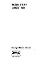 IKEA 365+ GNISTRA Manual preview