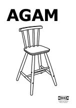 IKEA agam Assembly Instructions Manual preview