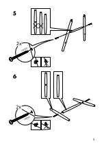 Предварительный просмотр 5 страницы IKEA agam Assembly Instructions Manual