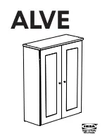 Предварительный просмотр 1 страницы IKEA ALVE ADDON UNIT FOR SECRETARY Instructions Manual