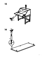 Предварительный просмотр 11 страницы IKEA ALVE ADDON UNIT FOR SECRETARY Instructions Manual