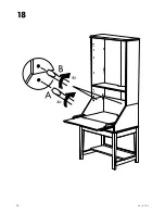 Предварительный просмотр 14 страницы IKEA ALVE ADDON UNIT FOR SECRETARY Instructions Manual