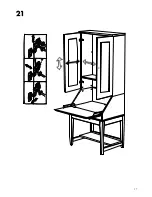 Предварительный просмотр 17 страницы IKEA ALVE ADDON UNIT FOR SECRETARY Instructions Manual