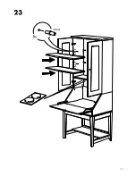 Предварительный просмотр 19 страницы IKEA ALVE ADDON UNIT FOR SECRETARY Instructions Manual