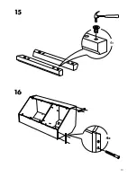 Предварительный просмотр 13 страницы IKEA ALVE CORNER WORKSTATN Instructions Manual