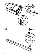 Предварительный просмотр 14 страницы IKEA ALVE CORNER WORKSTATN Instructions Manual