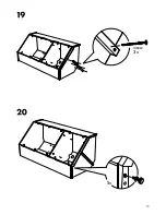 Предварительный просмотр 15 страницы IKEA ALVE CORNER WORKSTATN Instructions Manual