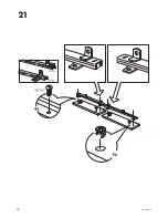 Предварительный просмотр 16 страницы IKEA ALVE CORNER WORKSTATN Instructions Manual