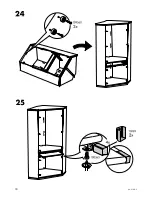 Предварительный просмотр 18 страницы IKEA ALVE CORNER WORKSTATN Instructions Manual