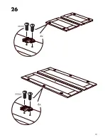 Предварительный просмотр 19 страницы IKEA ALVE CORNER WORKSTATN Instructions Manual