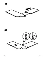 Предварительный просмотр 24 страницы IKEA ALVE CORNER WORKSTATN Instructions Manual