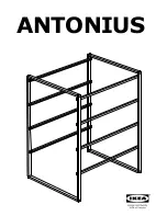 Предварительный просмотр 1 страницы IKEA ANTONIUS CLOTHES RAIL Manual