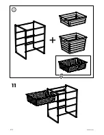 Предварительный просмотр 20 страницы IKEA ANTONIUS CLOTHES RAIL Manual