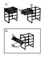 Предварительный просмотр 21 страницы IKEA ANTONIUS CLOTHES RAIL Manual