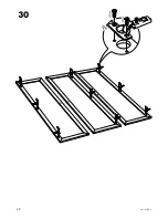 Предварительный просмотр 22 страницы IKEA ASPELUND Instructions Manual