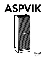 IKEA ASPVIK Instructions Manual предпросмотр