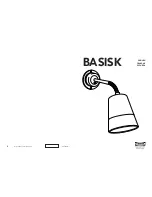 Предварительный просмотр 1 страницы IKEA BASISK WALL SPOT LIGHT Instructions