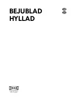 IKEA BEJUBLAD Manual preview