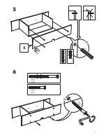 Предварительный просмотр 7 страницы IKEA BESTA BURS WALL SHELF 71X10" Instructions Manual