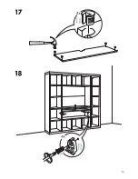 Предварительный просмотр 15 страницы IKEA BESTA BURS WALL SHELF 71X10" Instructions Manual