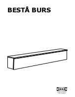 IKEA BESTA BURS Assembly Instructions Manual предпросмотр