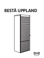 Предварительный просмотр 1 страницы IKEA BESTA UPPLAND Instructions Manual