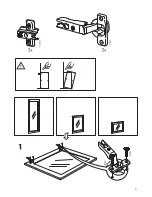 Предварительный просмотр 3 страницы IKEA BESTÅ VEGBY GLASS DOOR 24X15 Instructions Manual