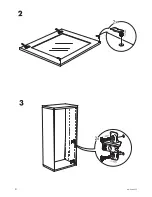 Предварительный просмотр 4 страницы IKEA BESTÅ VEGBY GLASS DOOR 24X15 Instructions Manual