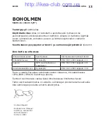 Предварительный просмотр 13 страницы IKEA BOHOLMEN 202.021.15 Manual