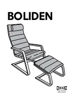 IKEA BOLIDEN Instructions Manual предпросмотр