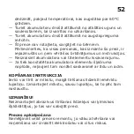 Предварительный просмотр 52 страницы IKEA BRAUNIT Manual