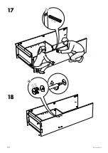 Предварительный просмотр 18 страницы IKEA Brimnes Manual