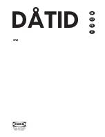 IKEA DATID OV8 User Manual preview