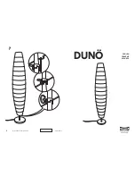 IKEA DUNO AA-45683-6 Assembly Instructions предпросмотр