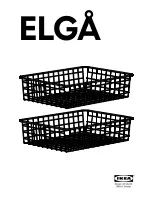 Preview for 1 page of IKEA ELGA Instructions