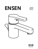 IKEA ENSEN Assembly Instructions Manual предпросмотр