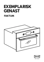 IKEA EXEMPLARISK GENAST Installation Manual preview