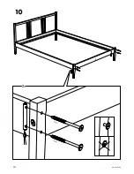 Предварительный просмотр 10 страницы IKEA FJELLSE Instructions Manual