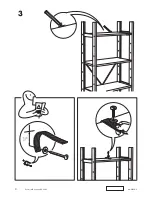 Предварительный просмотр 4 страницы IKEA FJUS SHELVING UNIT 27 1/2X66 7/8" Instructions