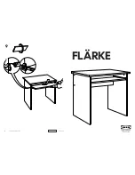 Предварительный просмотр 1 страницы IKEA FLÄRKE COMPUTER DESK 32X22" Instructions